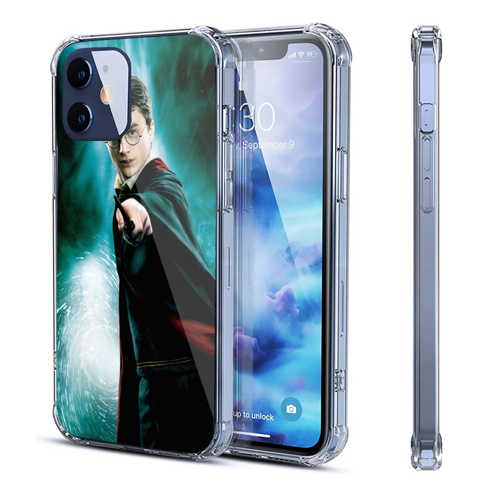 （画像用） Harry Potter ハリー・ポッターシリーズ 【iPhone 12シリーズ対応】透明スマホケース（クリアソフトケース）